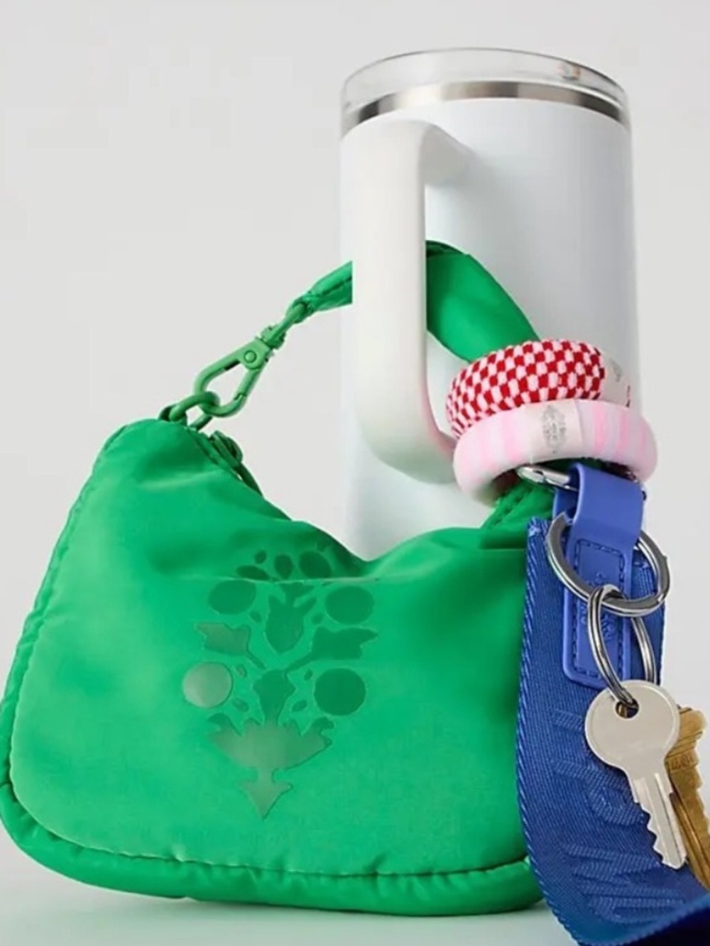 Quilted micro buti pouch